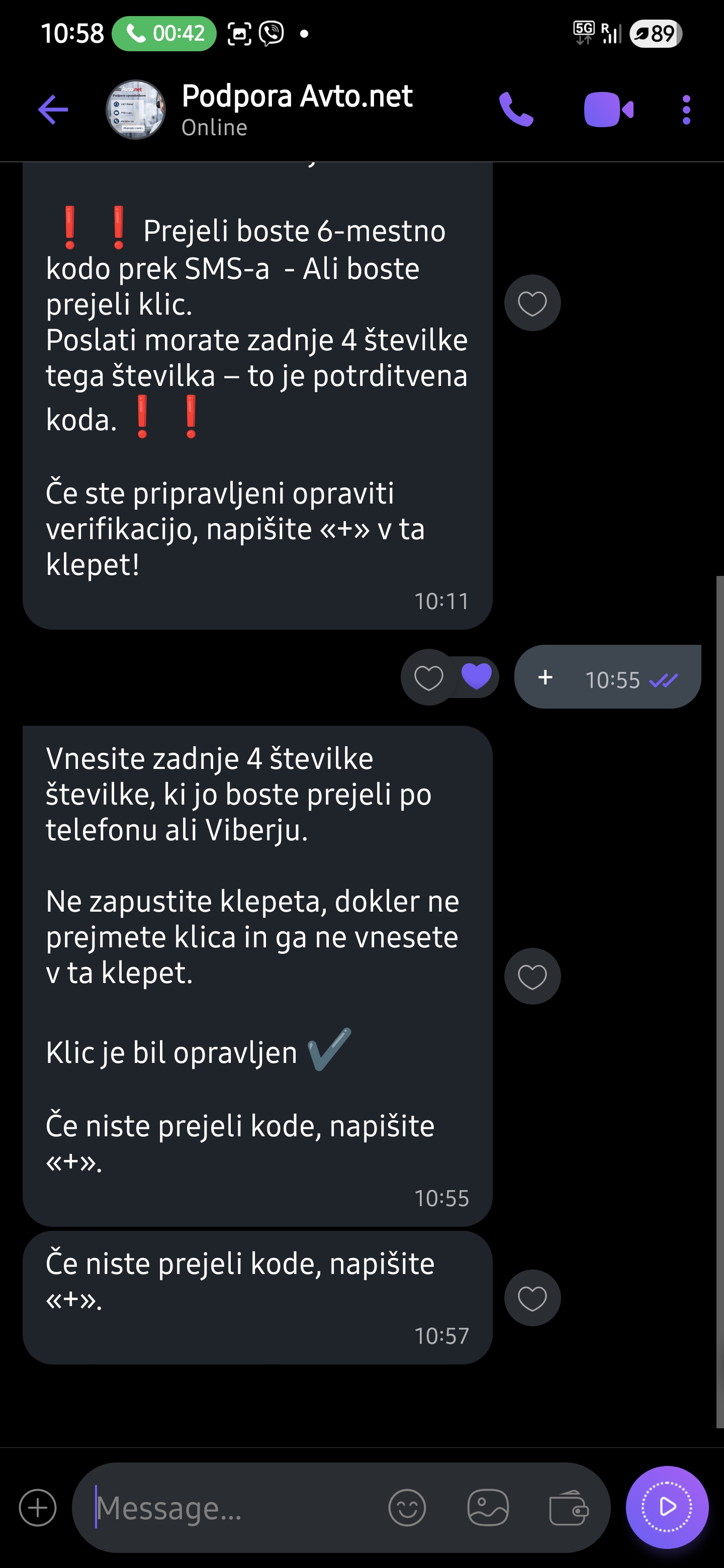 Scam example